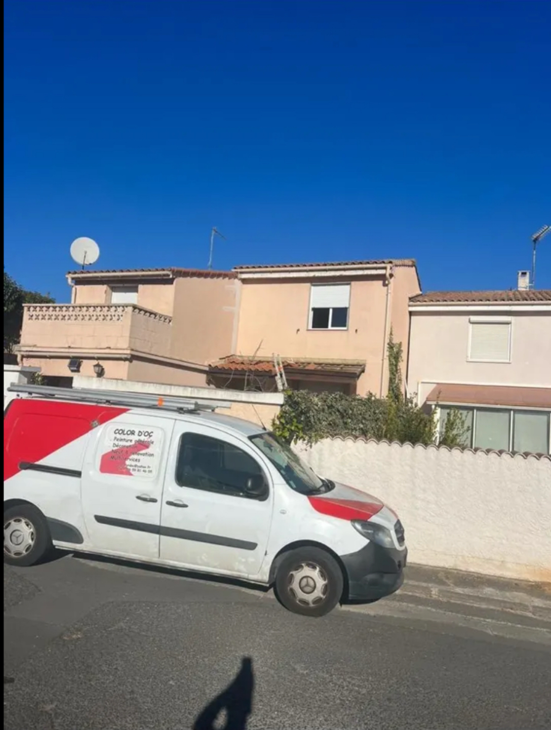 Façade avant ravalement